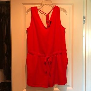 Red ZARA romper